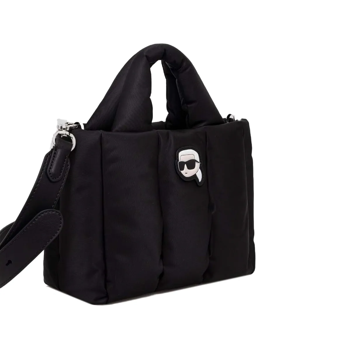 K/Ikonik Small Puff Tote Bag -Black