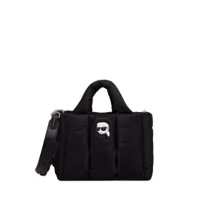 K/Ikonik Small Puff Tote Bag -Black