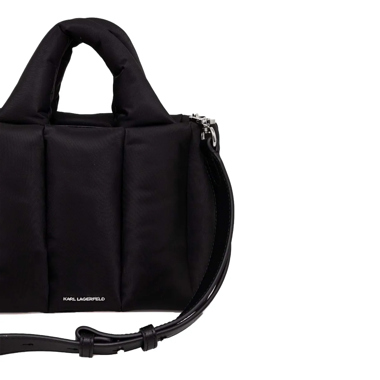 K/Ikonik Small Puff Tote Bag -Black