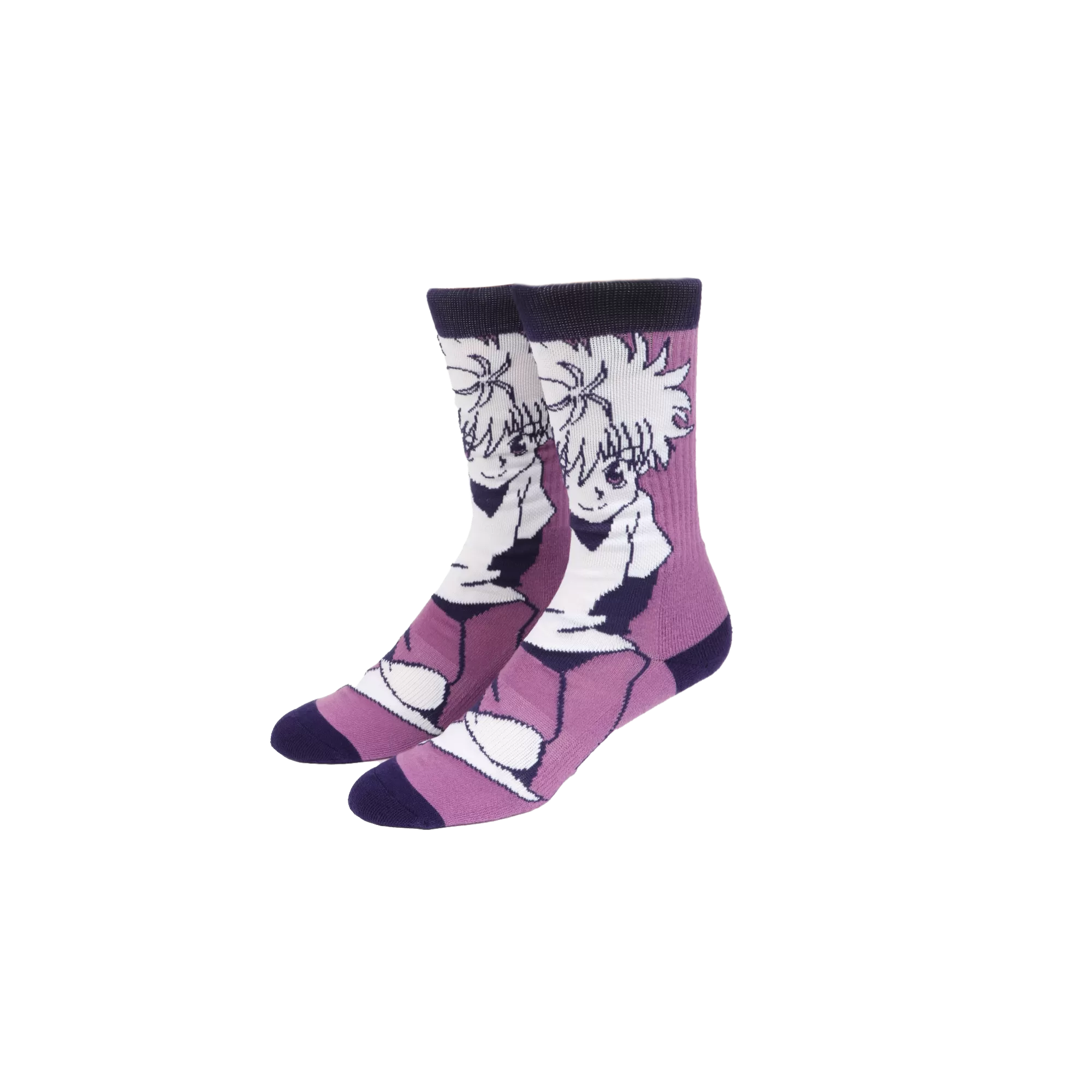 Killua Zoldyck Character Crew Socks