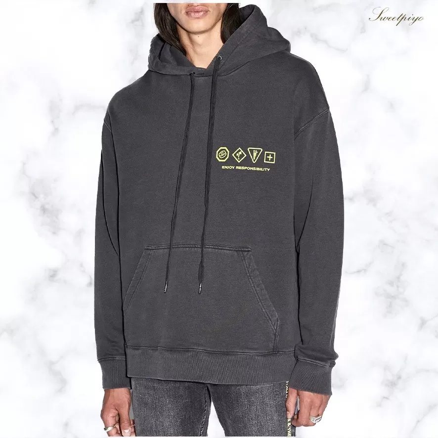 KSUBI  |KSUBI Enjoy Biggie Hoodie Faded Black MPF23FL007