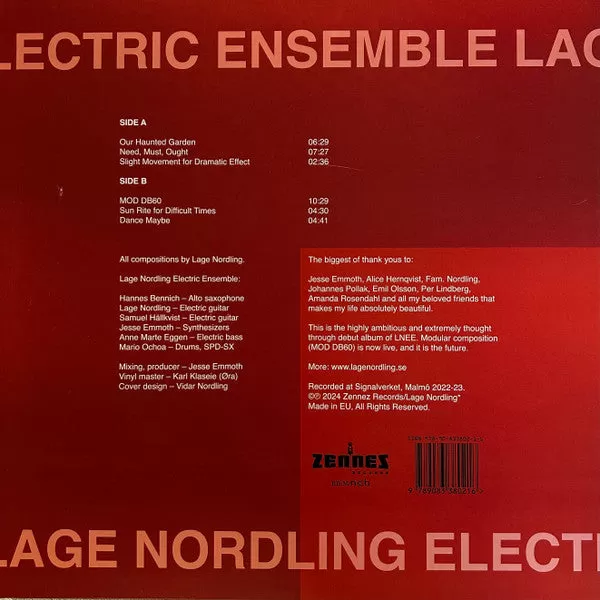 Lage Nordling Electric Ensemble ~ Lage Nordling Electric Ensemble