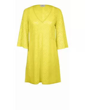 Lidea - Abito copri costume giallo L3655