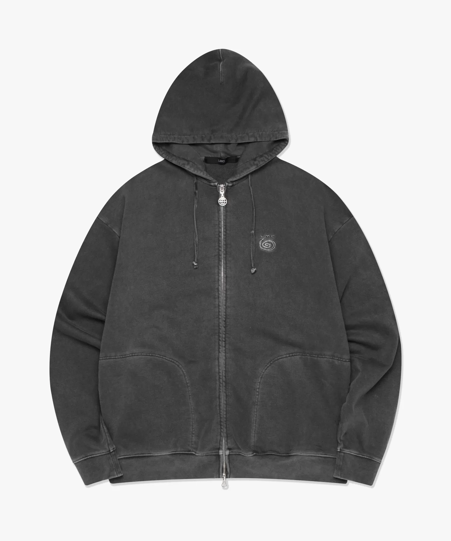 LMC  |[ LMC ]★OVERDYED SPIRAL ZIP-UP HOODIE