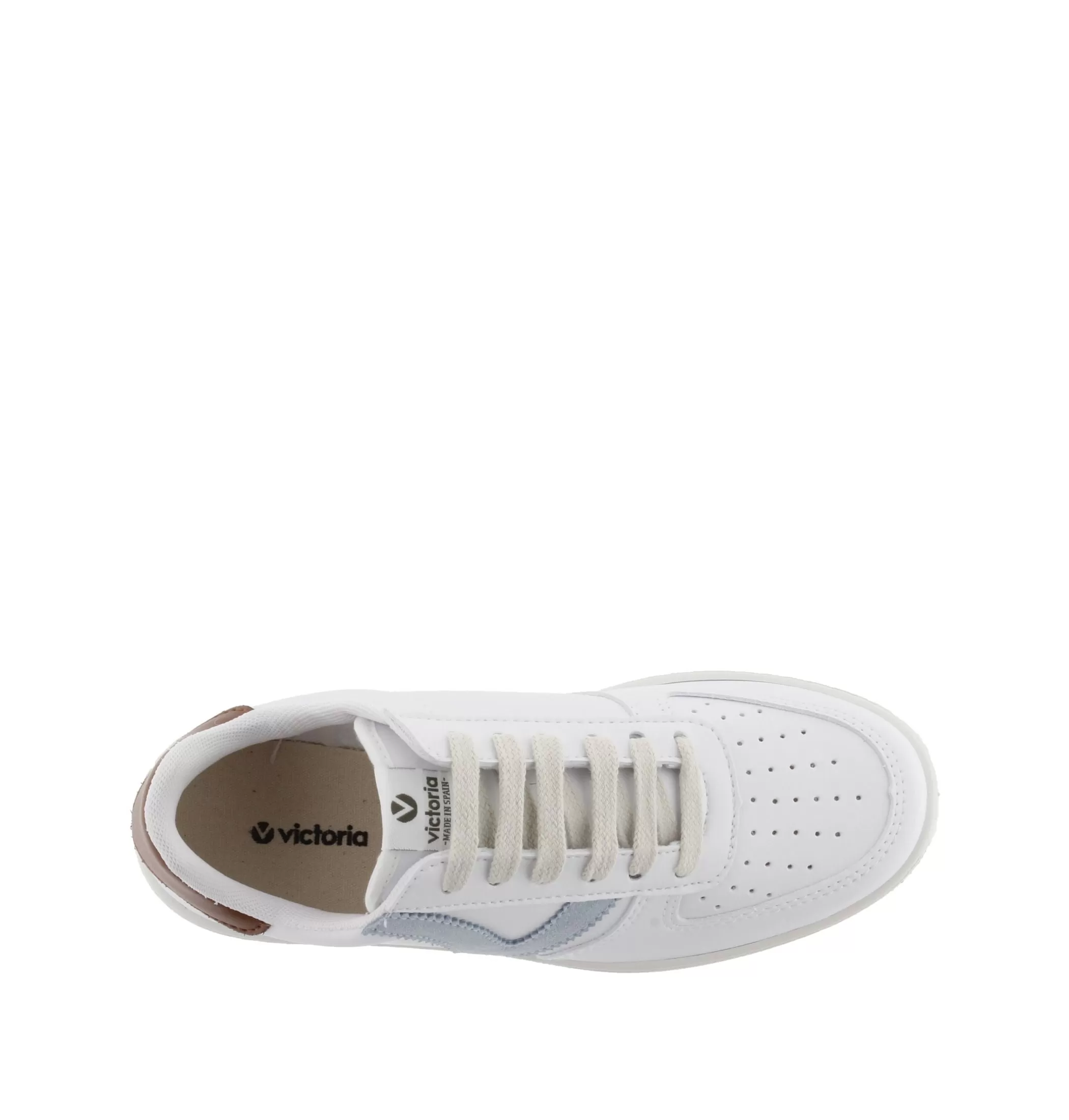 Madrid Contrast Faux Leather Sneaker for Women - 1258201