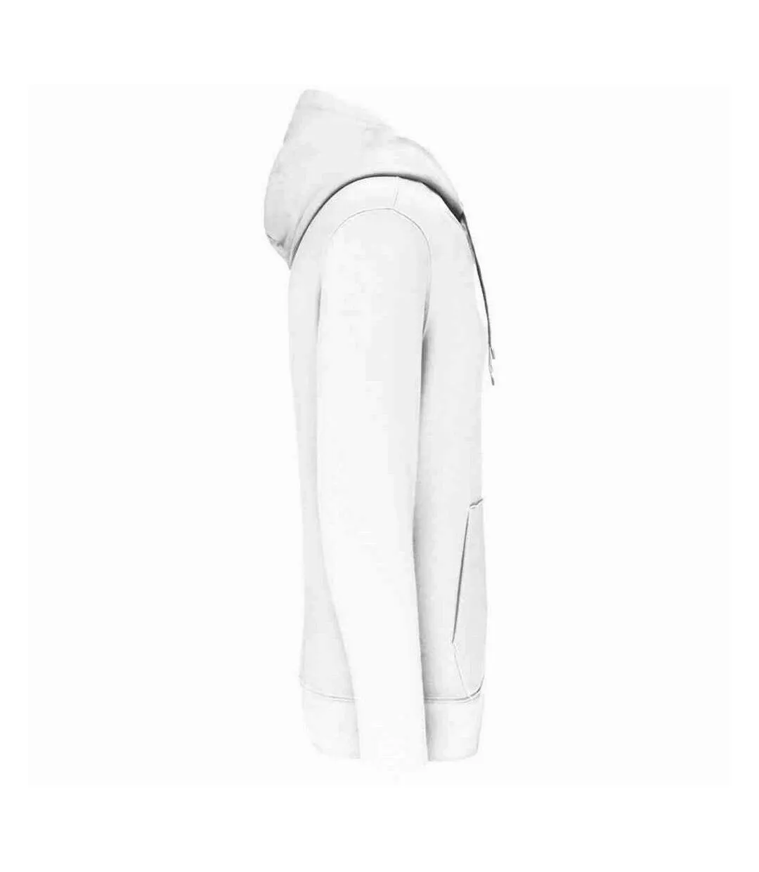 Mens eco friendly hoodie white Kariban