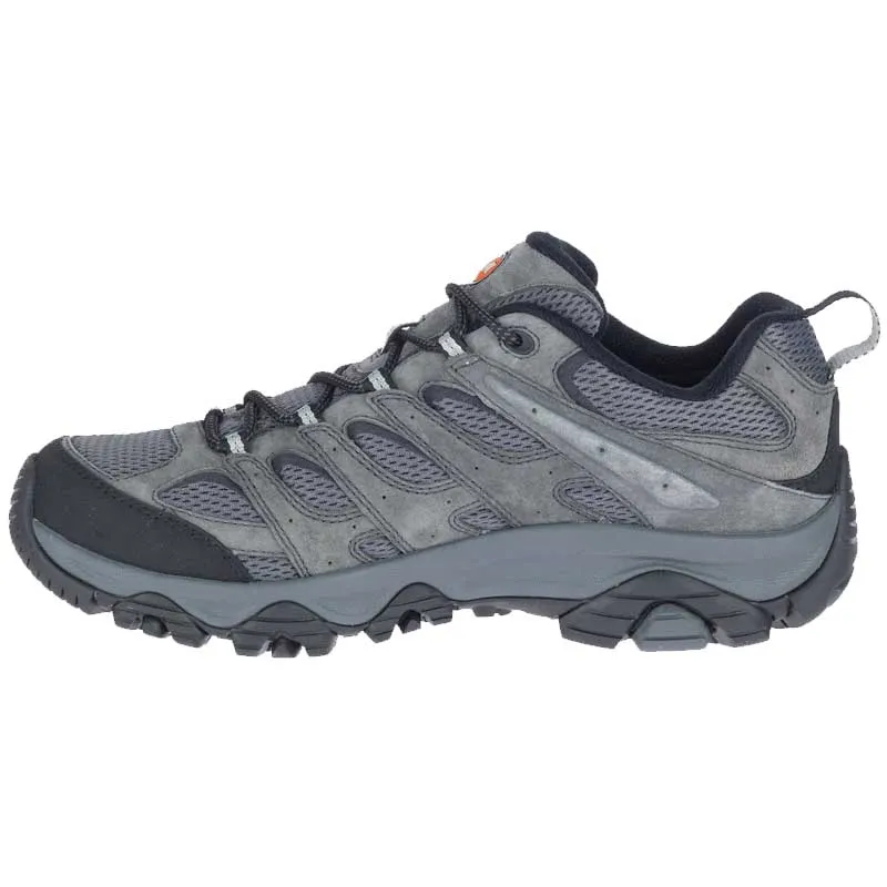 Merrell Mens Moab 3 Waterproof Hiking Shoes- Granite