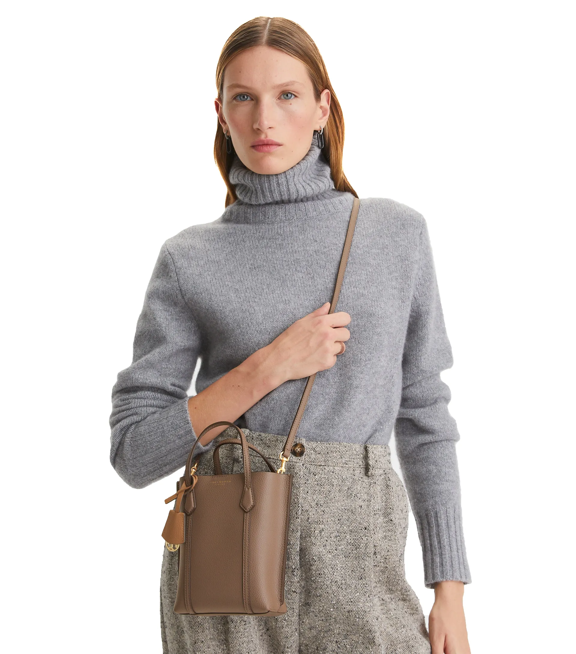 Mini Perry Tote -Taupe