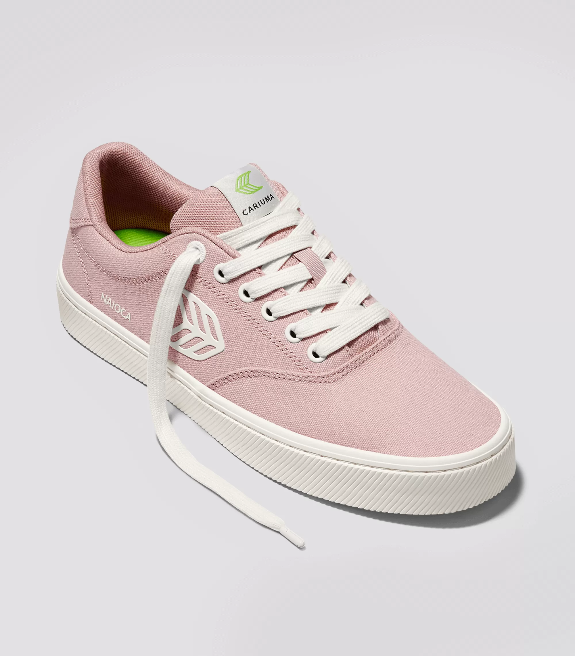 NAIOCA Canvas Rose Canvas Ivory Logo Sneaker Men