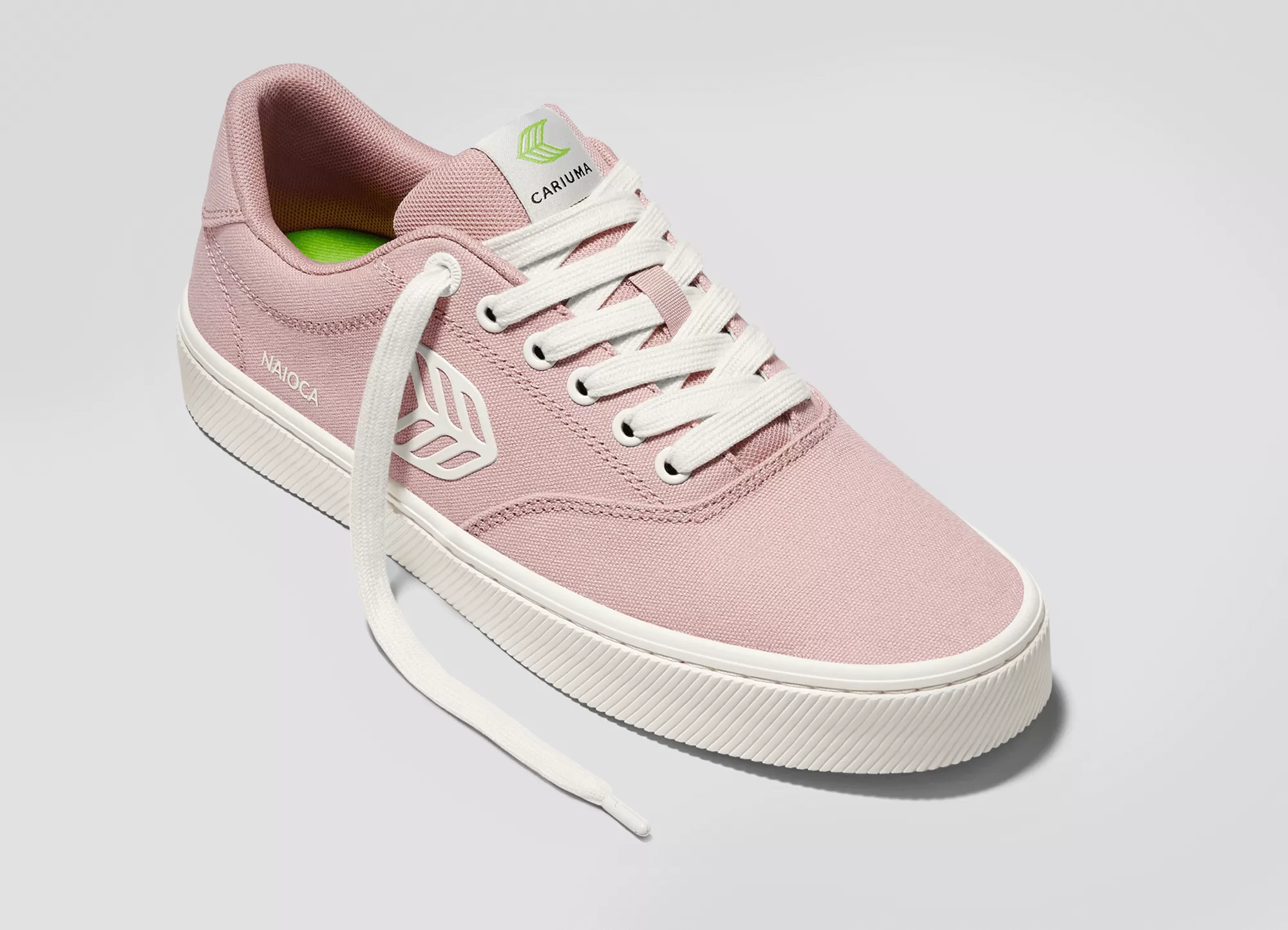 NAIOCA Canvas Rose Canvas Ivory Logo Sneaker Men