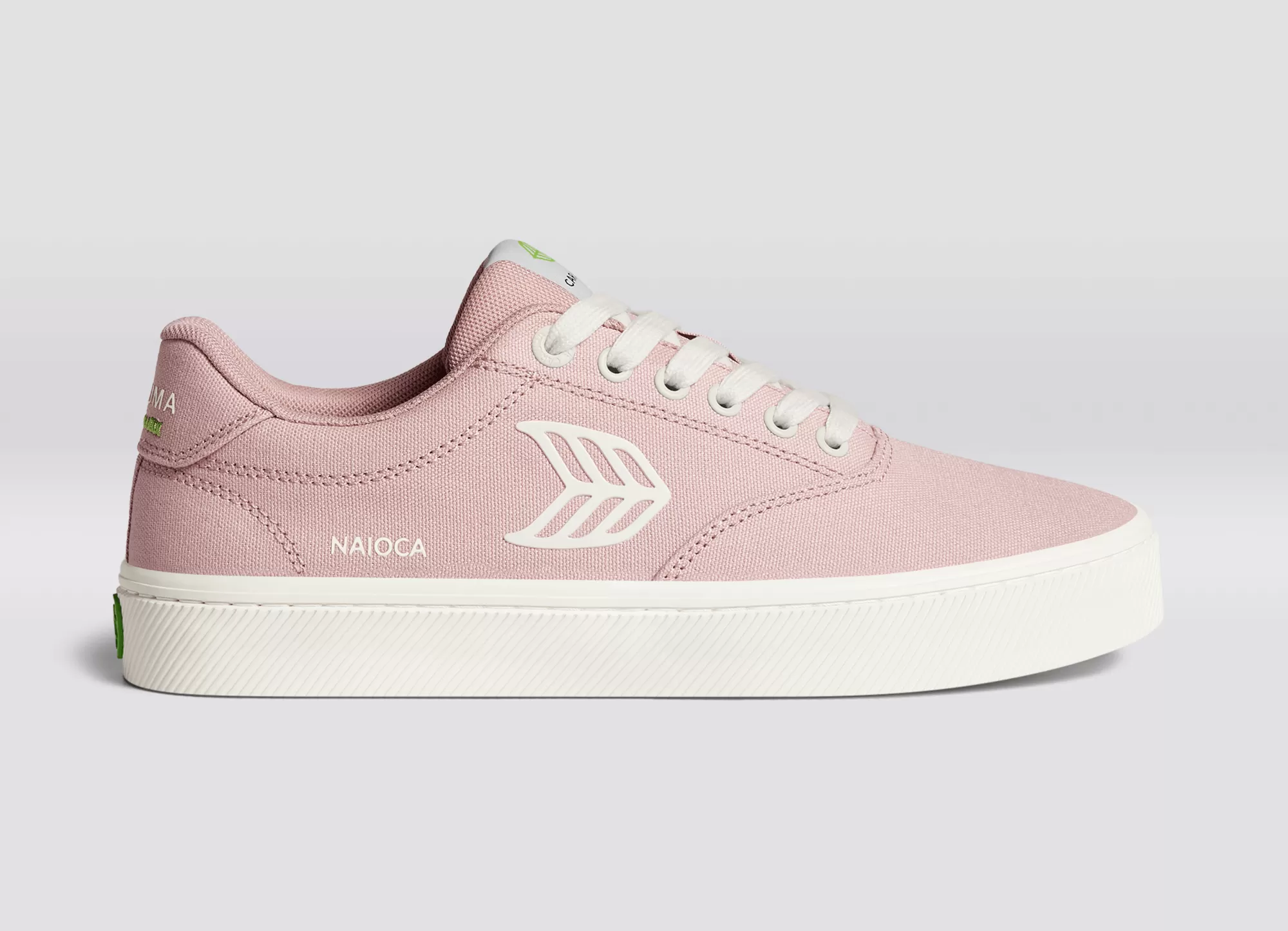 NAIOCA Canvas Rose Canvas Ivory Logo Sneaker Women