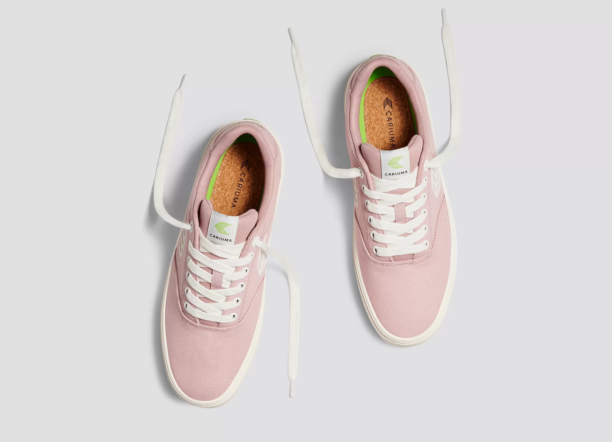 NAIOCA Canvas Rose Canvas Ivory Logo Sneaker Women