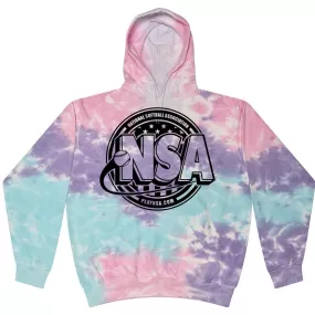 National Softball Association NSA Crest Tie Dye Hoodie