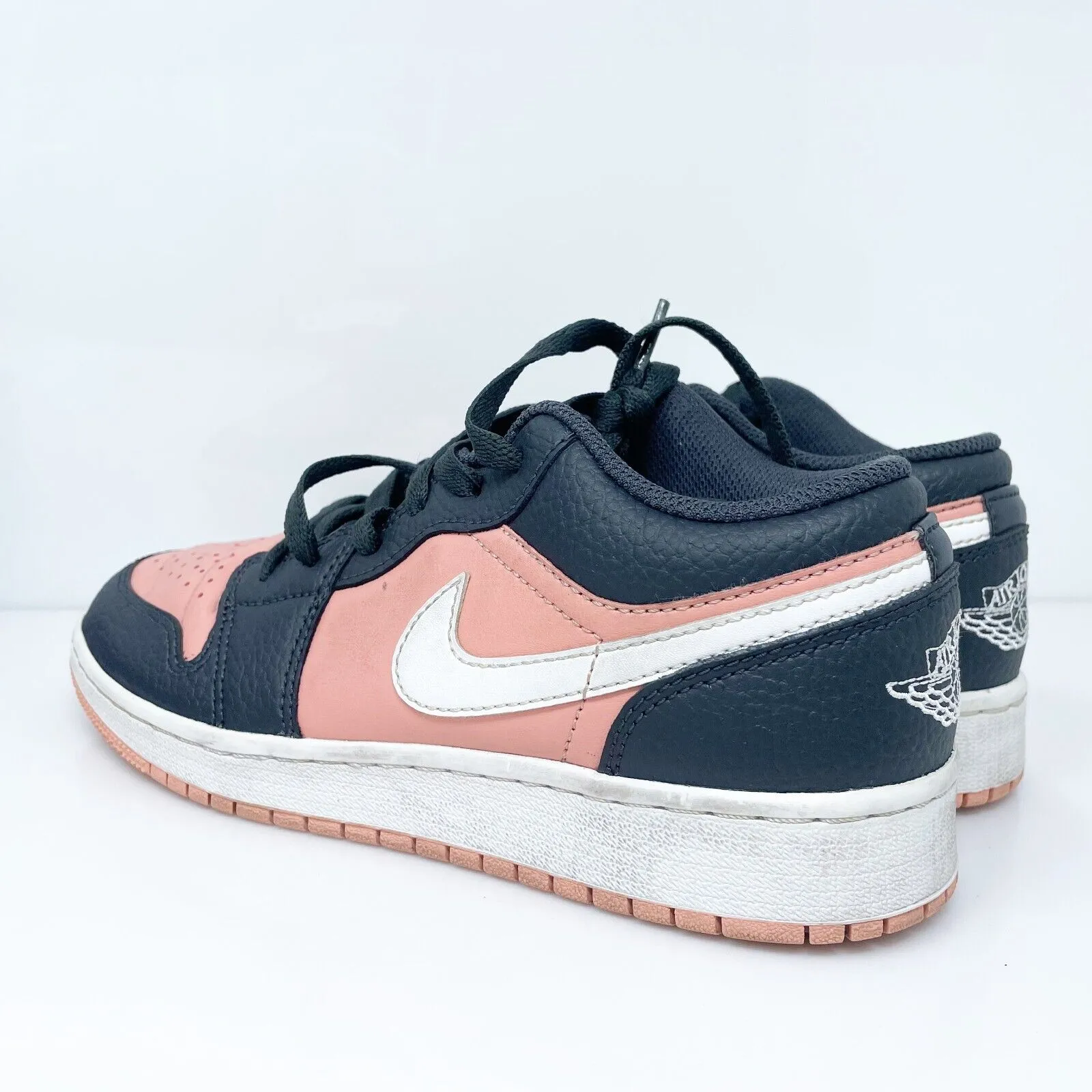 Nike Boys Air Jordan 1 Low 554723-016 Pink Casual Shoes Sneakers Size 5.5Y