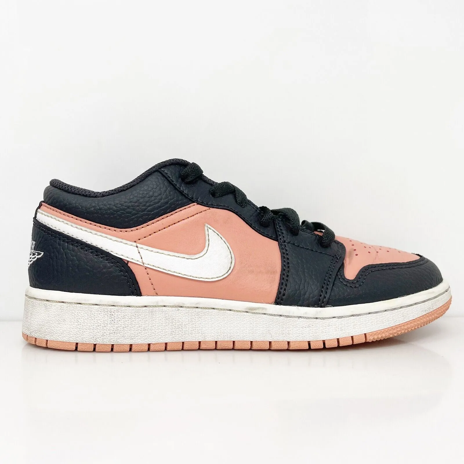 Nike Boys Air Jordan 1 Low 554723-016 Pink Casual Shoes Sneakers Size 5.5Y