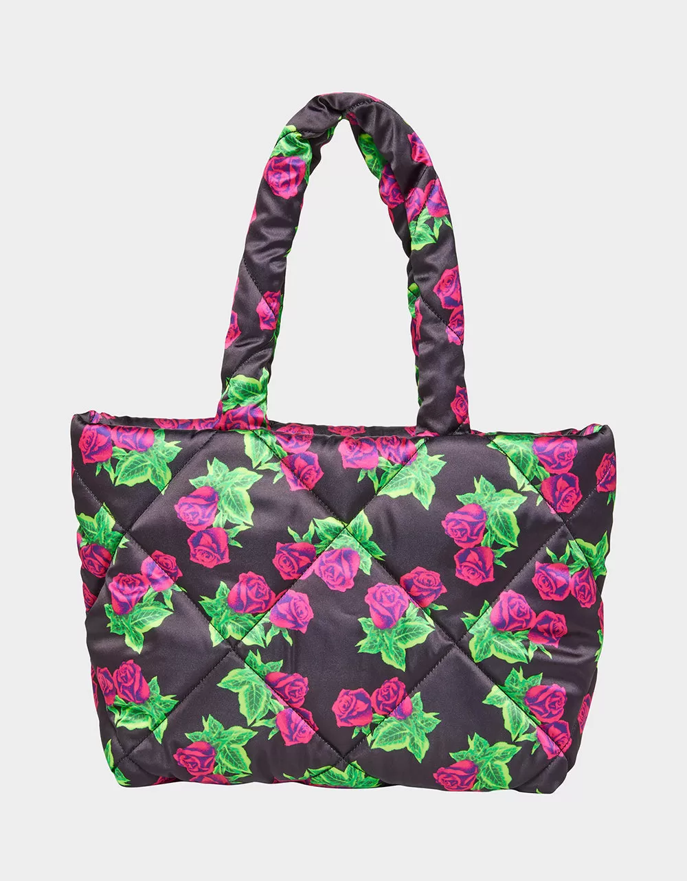 NYLON PILLOW TOTE FLORAL | RE:LUV