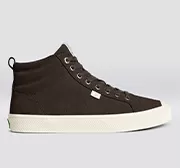 OCA High Dark Brown Suede Sneaker Women