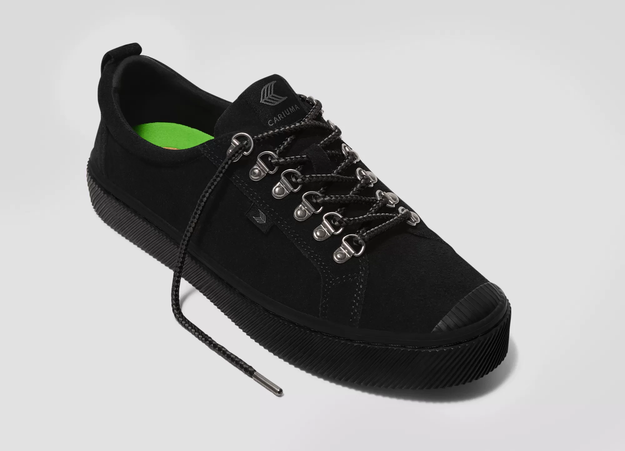 OCA Low Speedhooks All Black Suede Sneaker Women