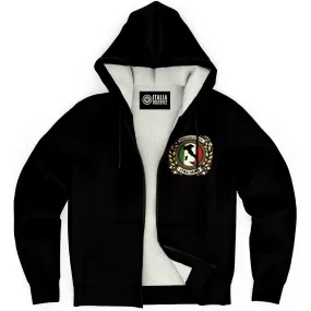 Orgoglioso di Essere Italiano - Microfleece Zip-Up Hoodie