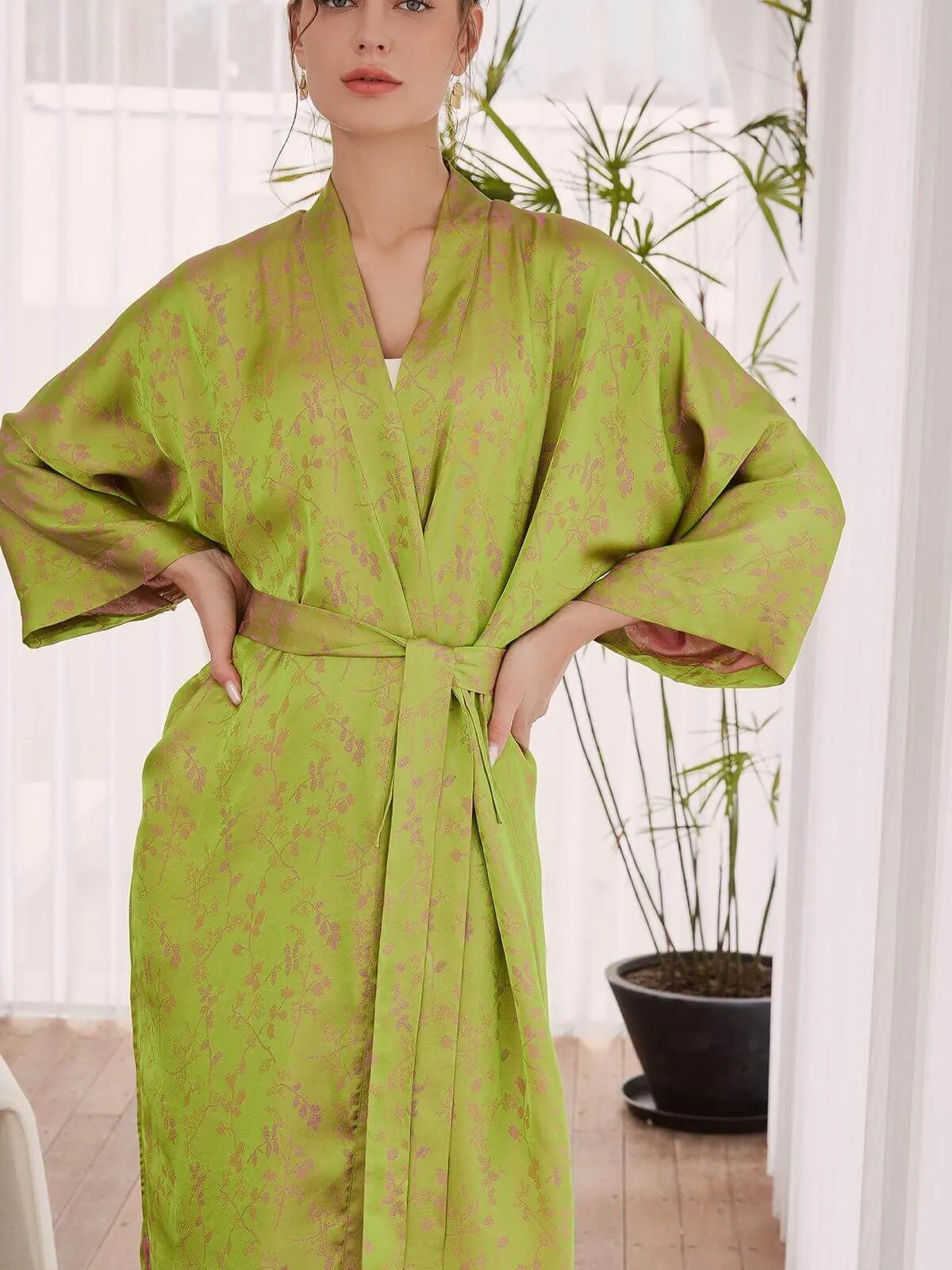 Oriental Reversible Kimono Robe