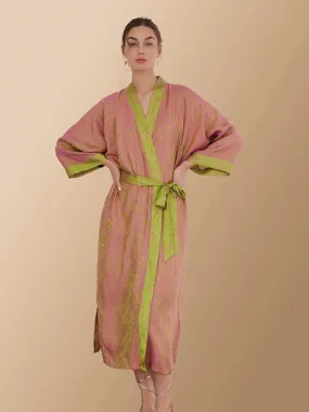 Oriental Reversible Kimono Robe