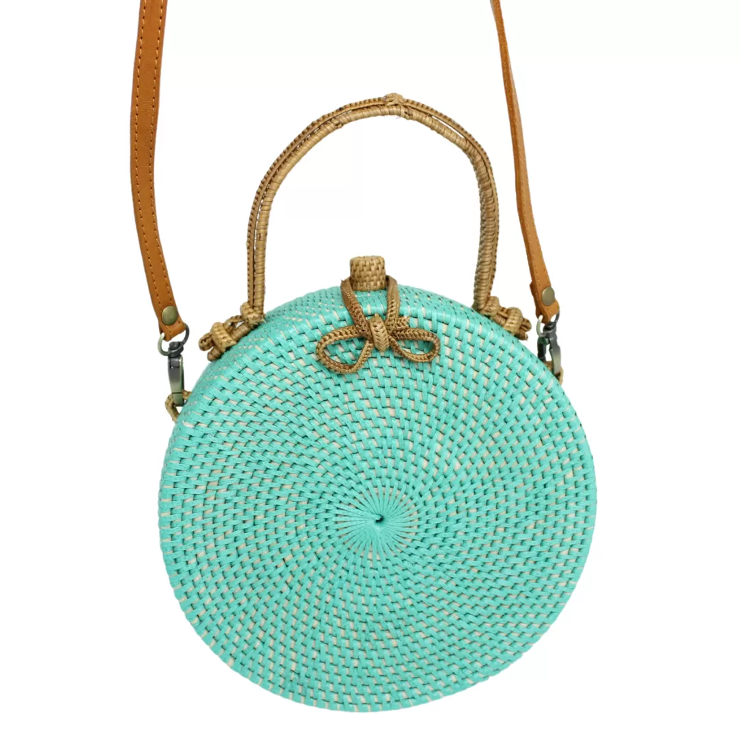 POPPY + SAGE -Milly Bag in Aqua