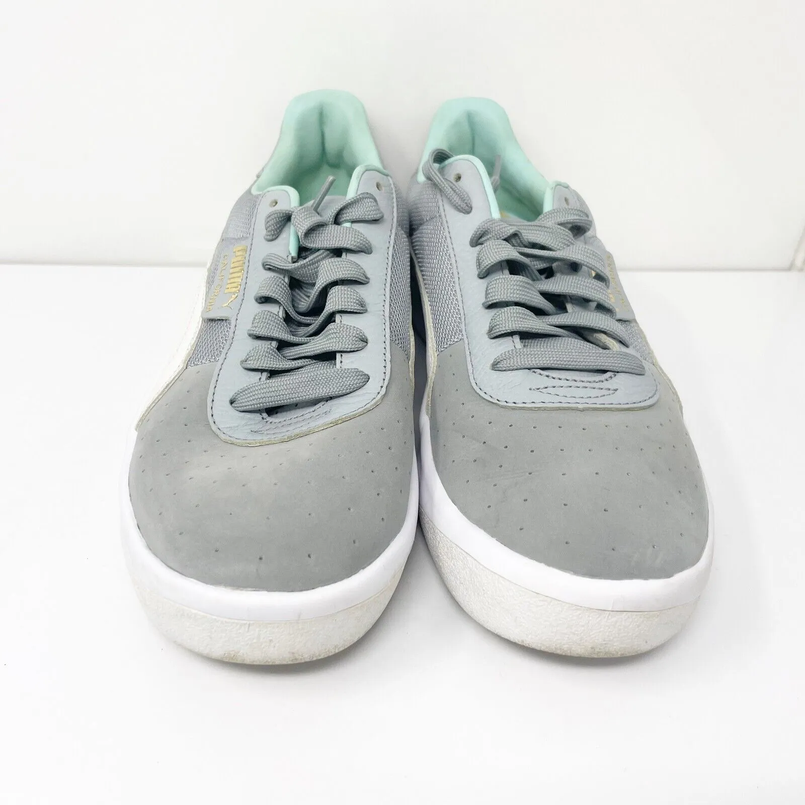 Puma Mens California 366608 01 Gray Casual Shoes Sneakers Size 10