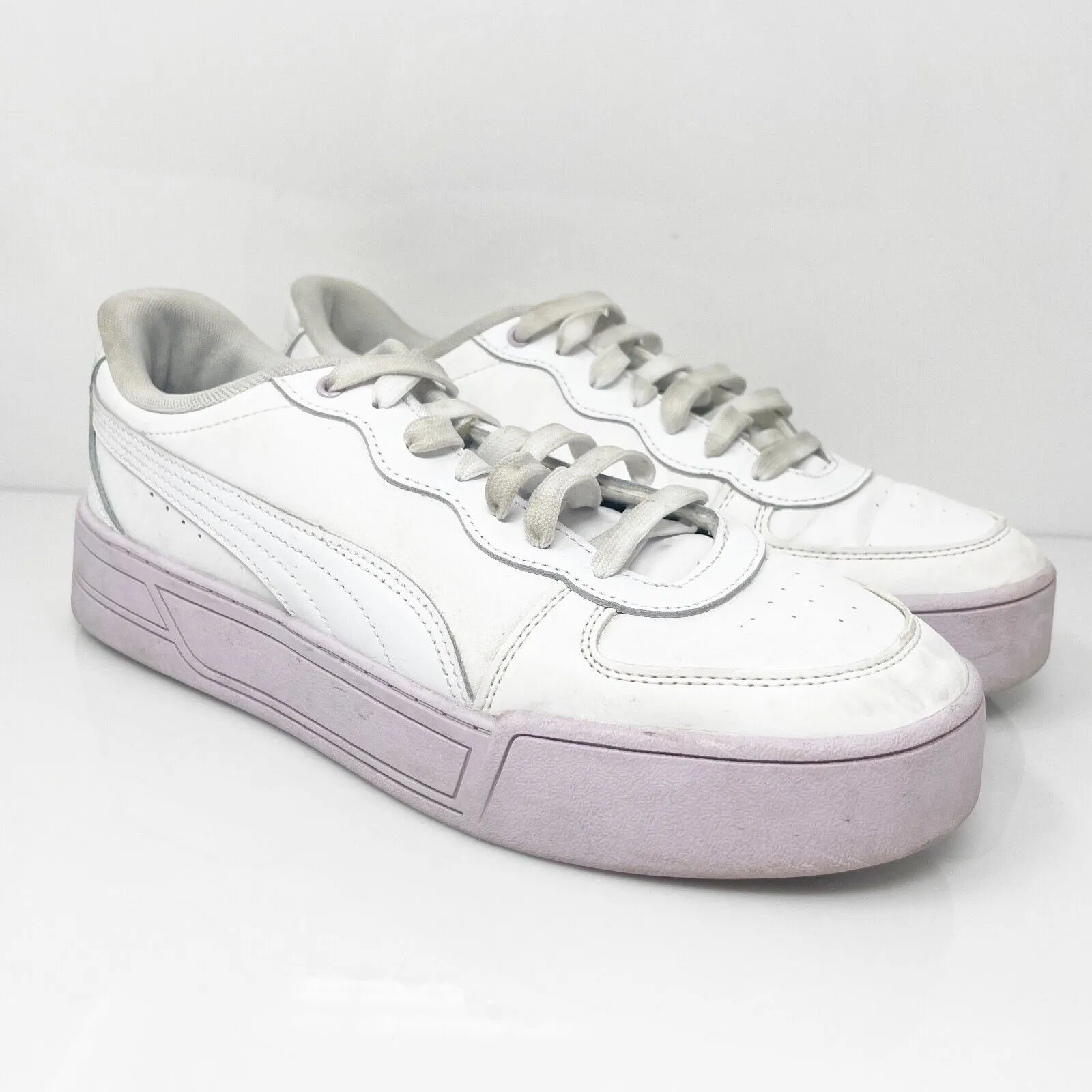 Puma Womens Skye 374764-15 White Casual Shoes Sneakers Size 10