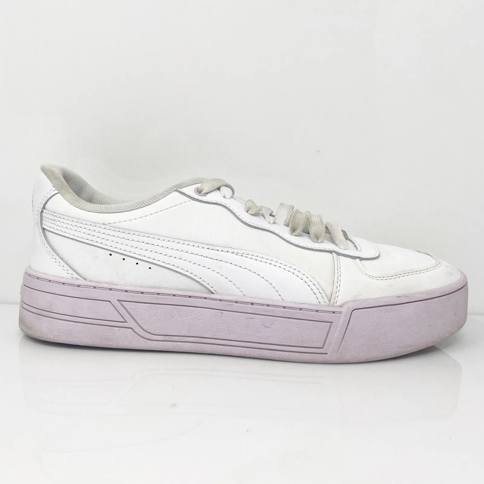 Puma Womens Skye 374764-15 White Casual Shoes Sneakers Size 10