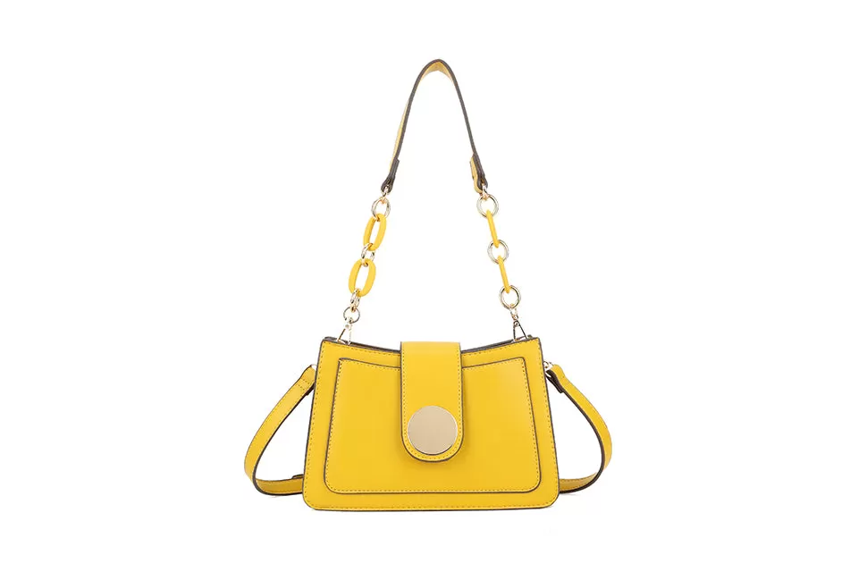 S-037- Button Clasp Bag