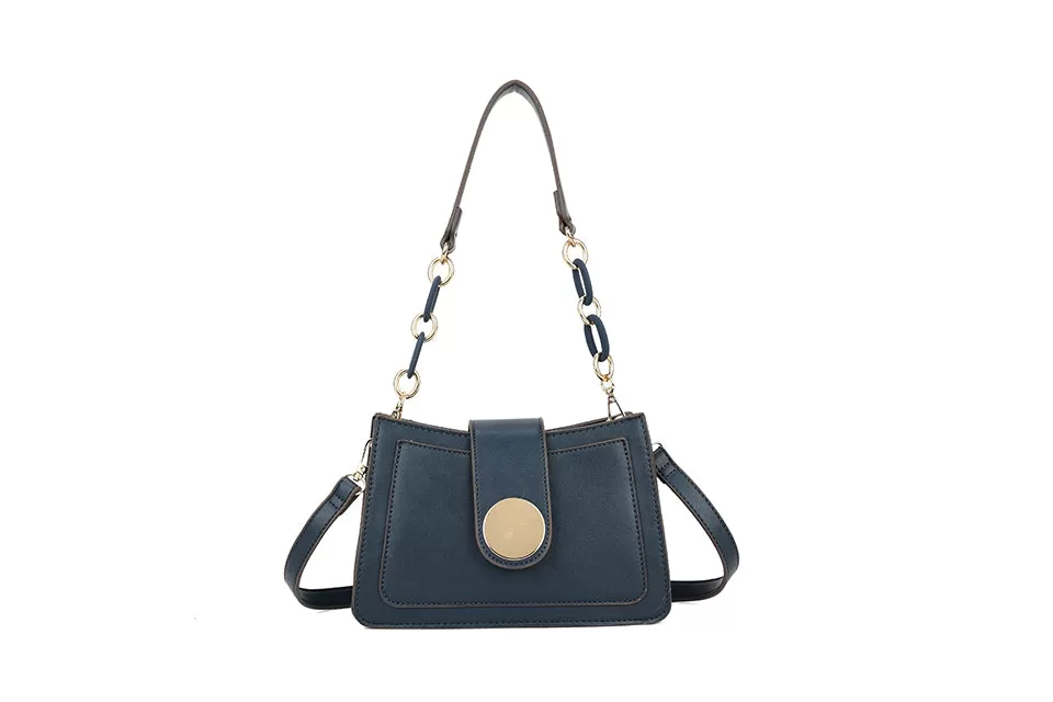 S-037- Button Clasp Bag