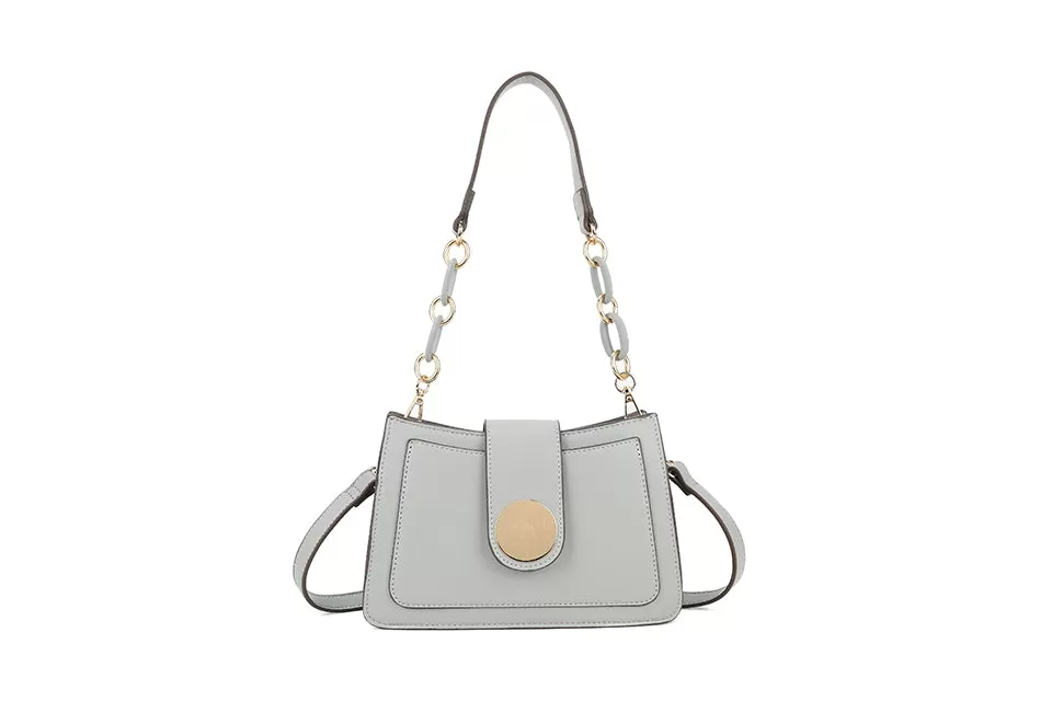 S-037- Button Clasp Bag