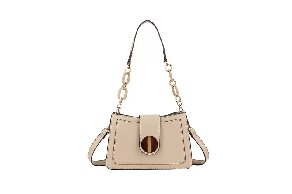 S-037- Button Clasp Bag