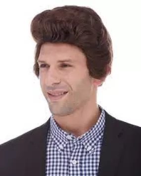 Salesman Brown Character Wig 0023