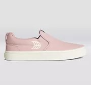 SLIP ON Rose Canvas Ivory Logo Sneaker Men