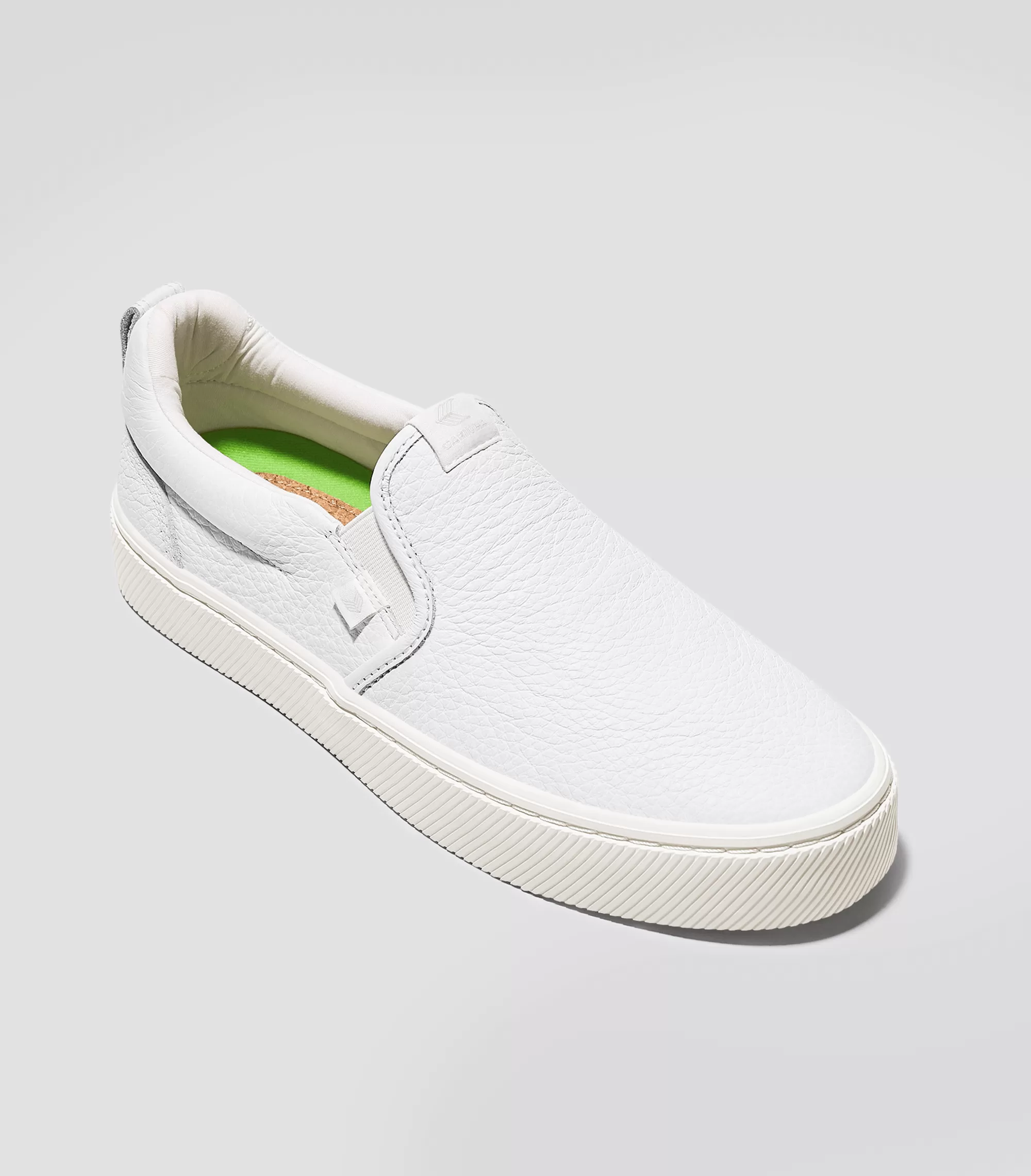 SLIP-ON White Premium Leather Sneaker Men