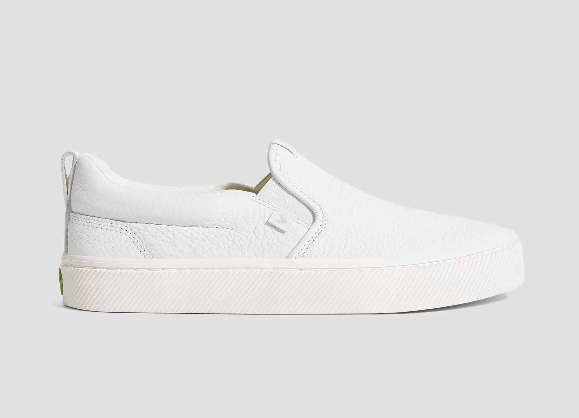 SLIP-ON White Premium Leather Sneaker Men