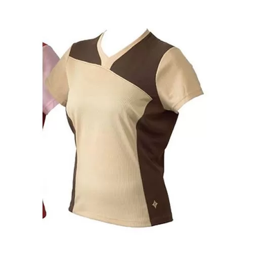 Specialized Cycling Womens Atlas Top Jersey Tan Large L