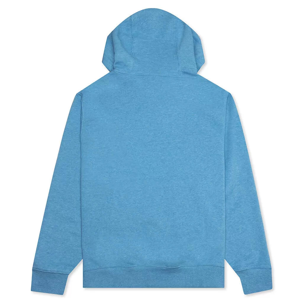 Sportswear Revival Fleece Pullover Hoodie - Dutch Blue/White