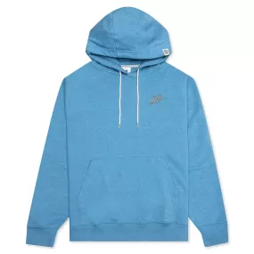 Sportswear Revival Fleece Pullover Hoodie - Dutch Blue/White