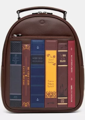 Succubus Bags Books Bookworm Backpack Brown