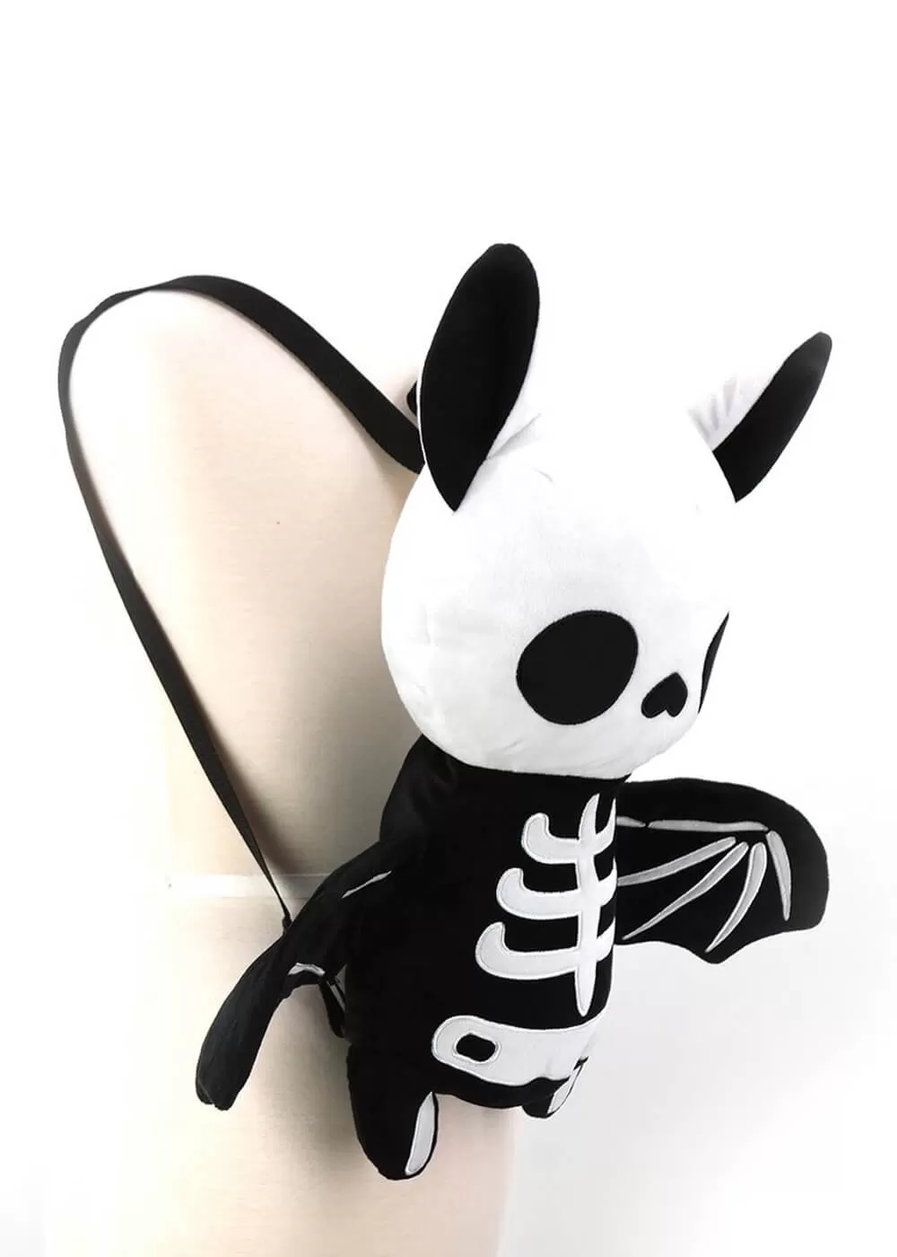 Succubus Bags Skeleton Bat Backpack Black