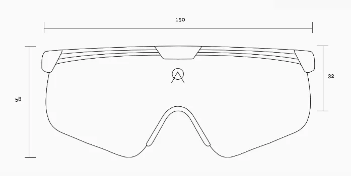 SUNGLASSES ALBA DELTA BLACK DARKSIDE