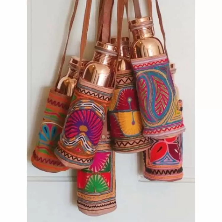 Tamra Copper Water Bottle Carrier