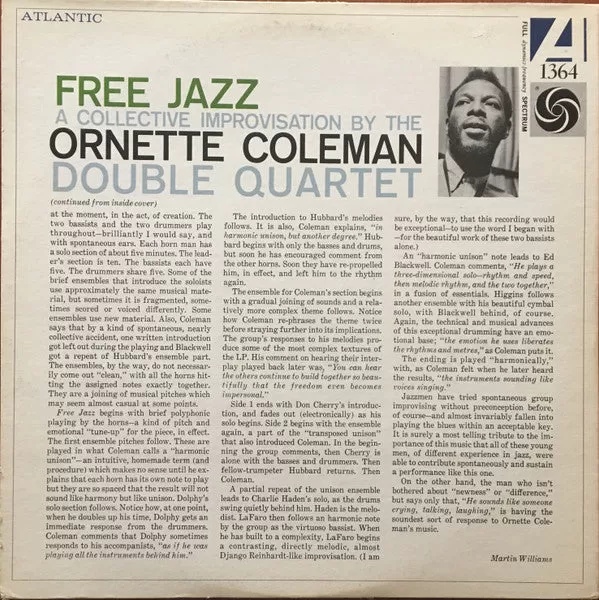 The Ornette Coleman Double Quartet ~ Free Jazz - A Collective Improvisation By