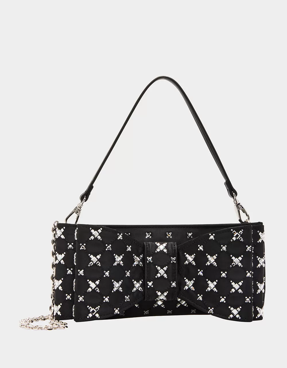 TIE THE KNOT BOW BAG BLACK