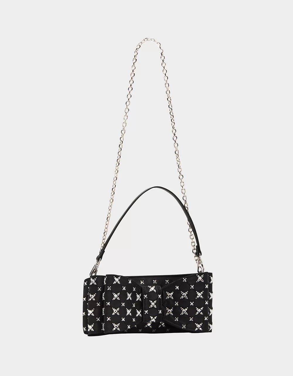 TIE THE KNOT BOW BAG BLACK