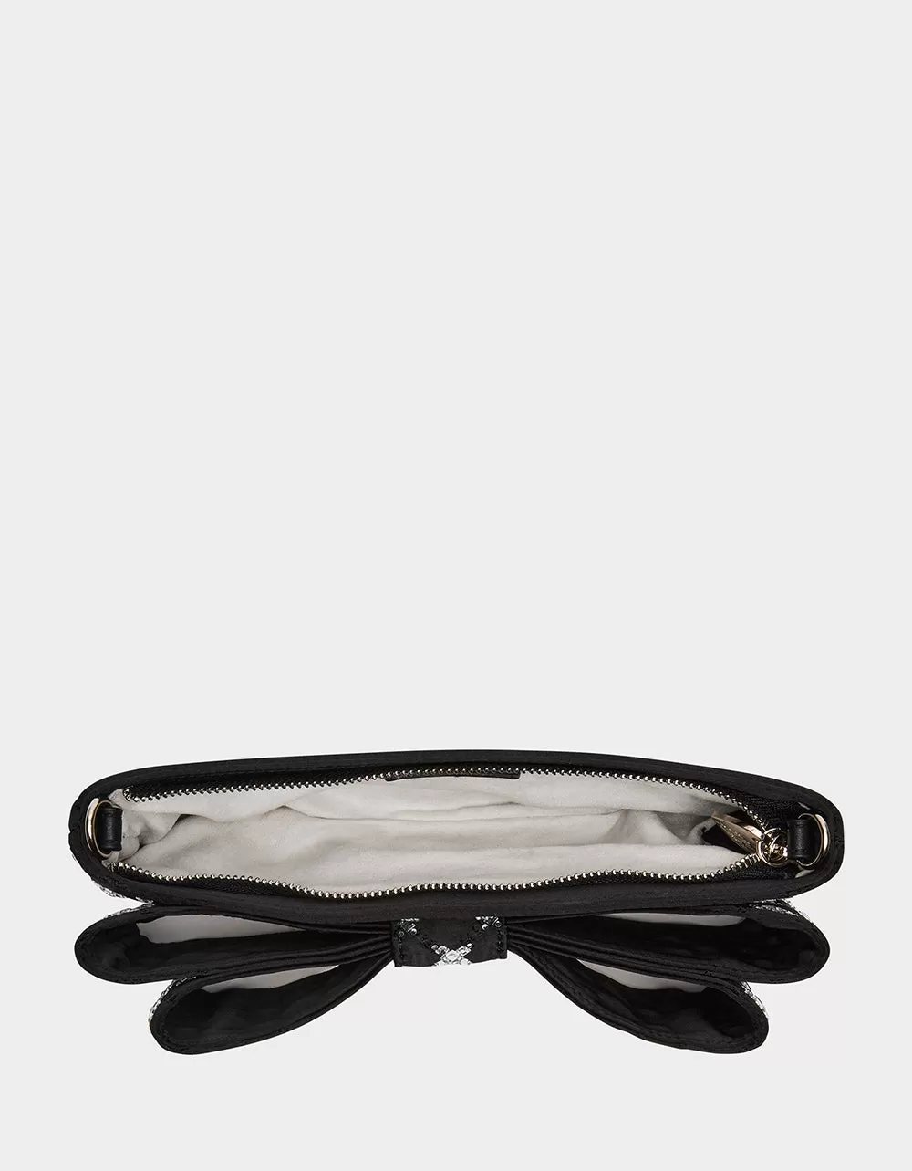 TIE THE KNOT BOW BAG BLACK