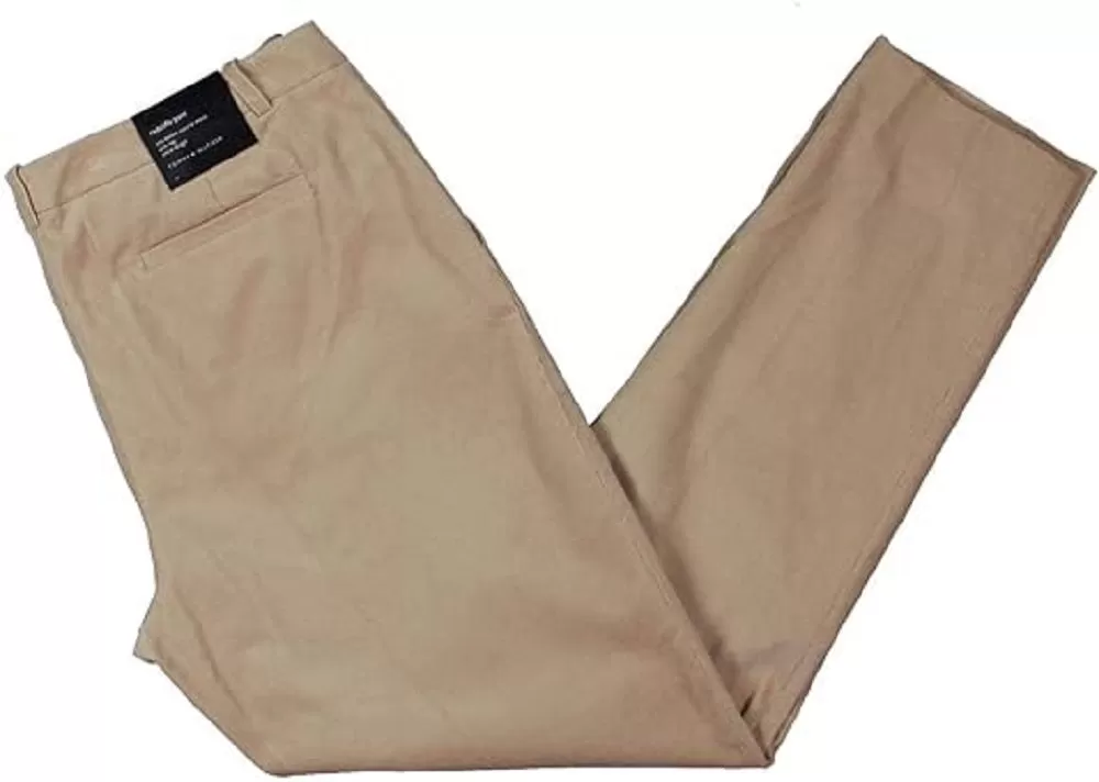 Tommy Hilfiger Women's Corduroy Low Rise Ankle Pants Brown Size 8