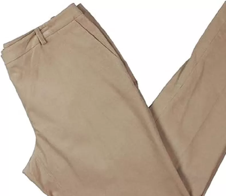 Tommy Hilfiger Women's Corduroy Low Rise Ankle Pants Brown Size 8